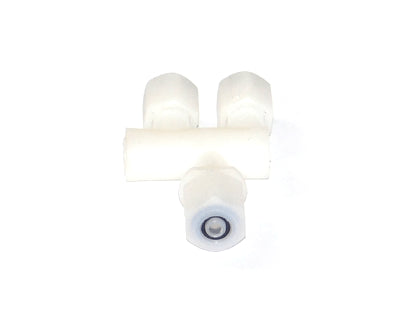 Mimaki / Roland / Mutoh Solvent Resistant Y Connector (ID: 2mm, OD: 3mm)